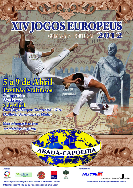Jeux Européens ABADA-Capoeira 2012 au Portugal